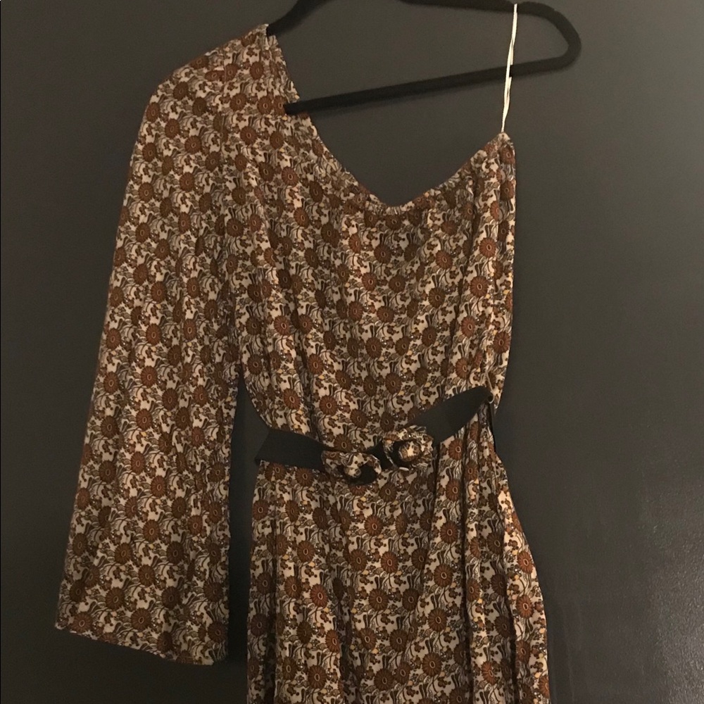 ZARA TRF Collection One shoulder Dress